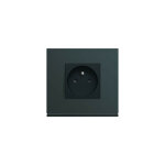 Hager ? prise tv compl�te anthracite ? installation rapide ? composants inclus : support, m�canisme, ...