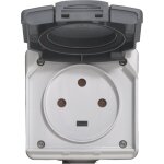 Prise de courant 3p + t 20a ip55 saillie - plexo - gris - legrand Prise de courant 3p + t 20a ip55 saillie - plexo - gris - legrand