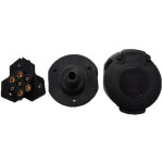 Prise lectrique d'attelage 7 broches pour faisceau universel
