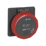 Prise  entraxes unifis hypra ip66 / 67 - 55 - 380v  415v - 3p + t + n - plastique - legrand