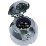 Prise femelle pour remorque secor�t 20150 [prise femelle 7 p�les - prise m�le 7 p�les] aluminium
