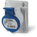 Prise industrielle sur tableau 16a ip54 optima scame 2p + tt