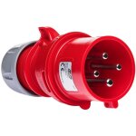 Prise inverseur de phase triphas� 32a 3p + t 380v - 4 broches - �tanche ip44 - ide