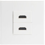 Prise murale de type 86, hdmi, c�ble r�seau pour t�l�vision num�rique, haute d�finition