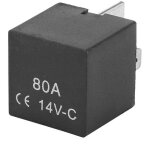 Prise de relais 4 broches, 12v 70a 80a prise de voiture relais automatique 4 broches alarme v�hicule ...