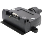 Prise remorque plate 7 broches m�le et femelle 12v, connecteur �tanche australien pour remorque, camion, ...