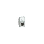 Prise rj45 catgorie 6 utp mosaic 1 module alu legrand 079461