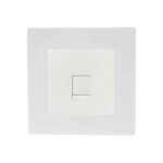 Prise rj45 cat 6 utp griffes connexion vis blanc + plaque 1 poste s rie 24 harmonie simon