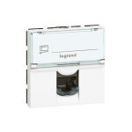 Legrand ? prise rj45 cat�gorie 6 ftp mosaic 2 modules ? finition blanche ral9003 brillante ? connexion ...
