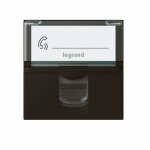 Prise rj45 legrand cattgorie 6 - ftp mosac - 2 modules - noir mat