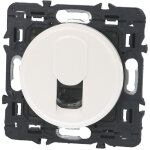 Prise rj45 multim�dia cat�gorie 6 ftp c�liane - blanc avec support - legrand