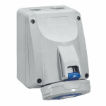 Prise saillie p17 ip66 / 67 32a 250v 2p + t legrand 555454