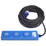 Prise schuko cee 3 voies 10m