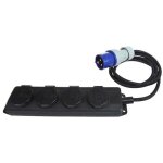 Prise schuko cee 4 voies 15m