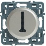 Prise tlphone cliane legrand finition: titane