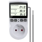 Prise de thermostat, minuterie de sortie programmable num�rique avec sonde, aquarium de chauffage � effet ...