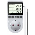 Prise thermostat, prise programmable digitale avec sonde, prise minuteur digital, minuterie numrique ...