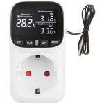 Prise thermostatique 230 v 16 a avec affichage num�rique haute pr�cision, �cran tactile, minuterie pr�r�gl�e, ...