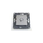 Prise tv encastr� magnesium sortie connecteur f � vis sans plaque espace evolution arnould 64271
