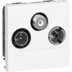 Prise tv / rd / sat mosac legrand 2 modules - blanc 078786