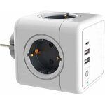 Prise usb multiple, multiprise murale cube 4 prises avec 2 usb secteur, avec 1 alimentation type - c?7 ...