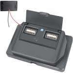 Prise usb rv 12 v 3, 1 a rv, petite prise usb, chargeur de t�l�phone portable pour camping - car, avec ...