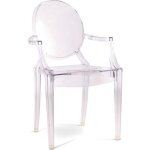 Privatefloor - chaise d'enfant - chaise d'enfant design transparent - louis xiv transparent