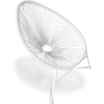 Privatefloor - chaise d'ext�rieur - chaise de jardin d'ext�rieur - acapulco blanc