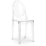 Privatefloor - chaise transparente de salle  manger - victoria queen transparent