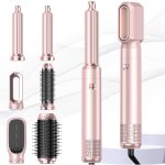 Pro air styler 6 in 1 airbrush hair styler avec 1000w seche cheveux, brosse soufflante, brushing brosse ...