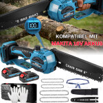 Pro mini tron�onneuse � batterie 8 / 6 pouces 28000rpm 900w brushless �lectrique sans fil portable, 2x ...