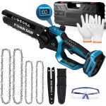 Pro mini tron�onneuse � batterie 8 / 6 pouces 28000rpm 900w brushless �lectrique sans fil portable, 4 ...