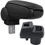Pro. tec - accoudoir central pour opel corsa f � partir de 2019 tissu noir avec surpiq�re noir