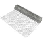 Pro. tec - grillage m�tallique en acier galvanis� 100 cm x 25 m gris 1 rouleau [ ]