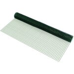 Pro. tec - grillage mtallique treillis carr 1 x 5 m vert 1 rouleau [ ]