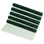 Pro. tec - grillage mtallique treillis carr 1 x 5 m vert 5 rouleaux [ ]