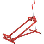 Pro. tec - lve - tondeuse avec manivelle capacit de charge jusqu' 400 kg acier rouge [ ]