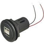 Chargeur voiture usb � installer 12 - 24v procar q458831