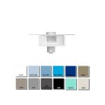 Procopi - skimmer aquareva miroir grande meurtri�re + rallonge - piscine b�ton / liner - blanc