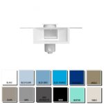 Procopi - skimmer aquareva miroir grande meurtri�re + rallonge - piscine b�ton / liner - blanc