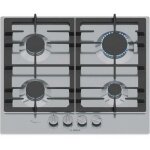 [produit d'occasion] table de cuisson a gaz - bosch srie 6 - 4 foyers - 52 x 58, 2 x 4, 5 cm - pcp6a5i90 ...