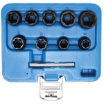 [produit reconditionn�] bgs technic 5265 jeu de douilles / extracteur de vis cass�es 10 pi�ces