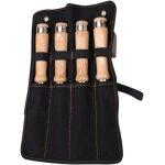 Professional 4pcs ensemble de ciseaux � bois poign�es en bois robustes ensembles de ciseaux vec �tui ...