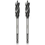 Professionnel foret � bois 17mm x 165mm x 2pcs m�che � tari�re avce auto - aliment� pointe pilote, 1 ...