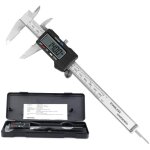 Professionnel pieds  coulisse vernier acier inoxydable caliper de 150mm prcision diamtre profondeur ...