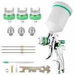 Professionnel pistolet � peinture haute pression kit pistolet � pulv�risation d'air pistolet a peinture ...