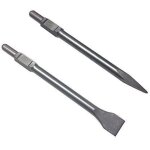 Professionnel sds hex set de ciseaux 2 pi�ces 35, 50 x 410 mm burin plat spat ciseau burin pointu emmanchement ...