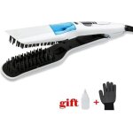 Professionnel vapeur rapide cheveux lisseur peigne vaporisateur vapeur fer plat d�friser les cheveux ...
