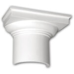 Profhome decor - chapiteau de demi - colonne 115002 profhome colonne lement dcorative style dorique ...