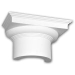 Profhome decor - chapiteau de demi - colonne 115005 profhome colonne �lement d�corative style dorique ...